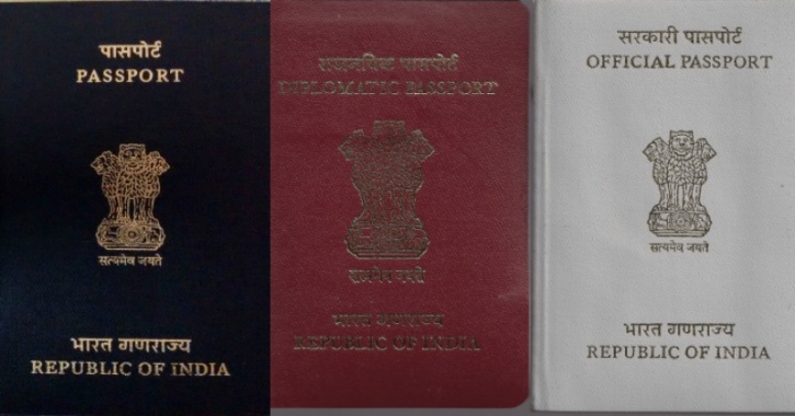 Different kinds of Indian passport